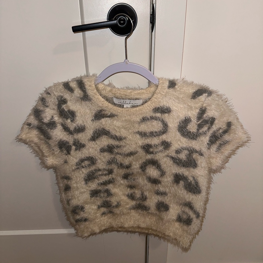 Callahan sweater animal print sweater top